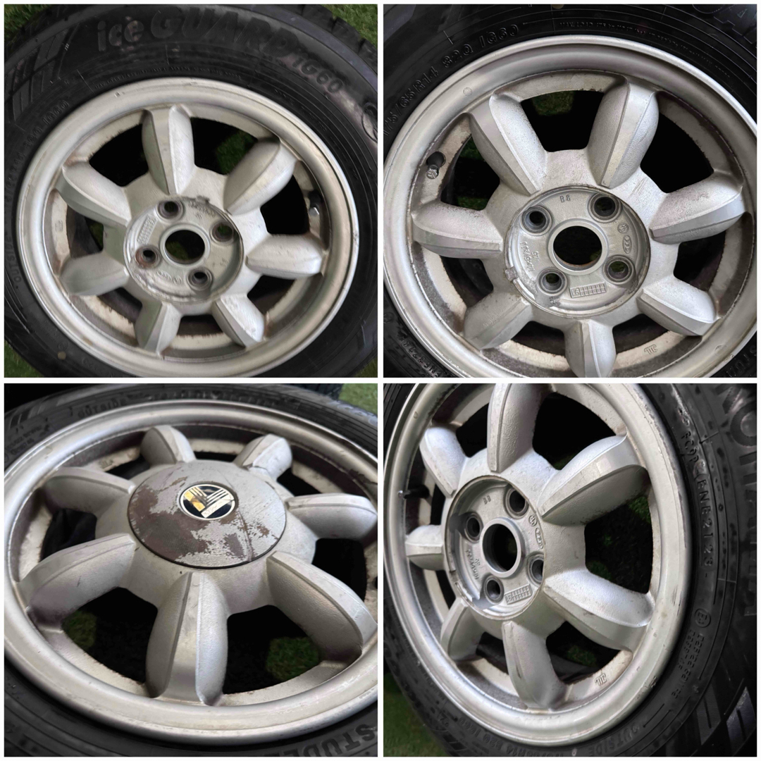 14インチ タイヤホイールセット PCD120 175/65R14 4本の通販 by 14インチ タイヤホイールセット PCD120 175/65R14 4本の通販 by