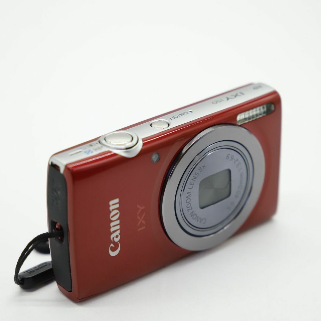 Canon - □ほぼ新品□IXY150 レッド 光学8倍ズーム IXY150(RE)の Canon - □ほぼ新品□IXY150 レッド 光学8倍ズーム IXY150(RE)の