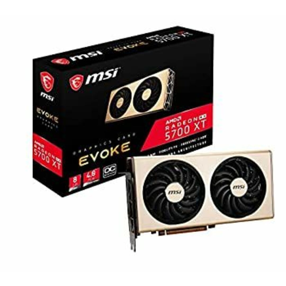 MSI Radeon RX 5700 XT EVOKE OC グラフィックスボード VD7054 スマホ/家電/カメラのPC/タブレット(PCパーツ)の商品写真