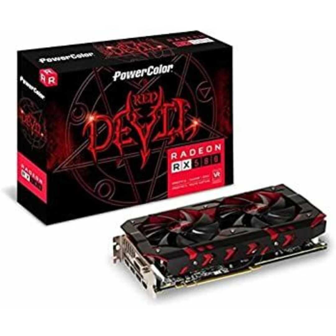 PowerColor ビデオカード AMD RADEON RX580搭載 AXRX580 8GBD5-3DH/OC スマホ/家電/カメラのPC/タブレット(PCパーツ)の商品写真