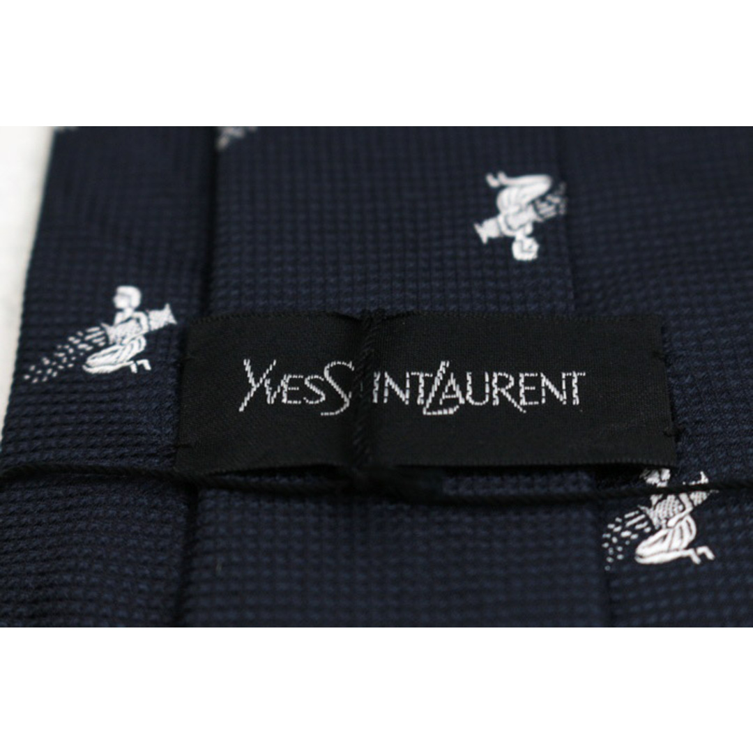 SAINT LAURENT - イヴ・サンローラン ブランド ネクタイ シルク SAINT LAURENT - イヴ・サンローラン ブランド ネクタイ シルク