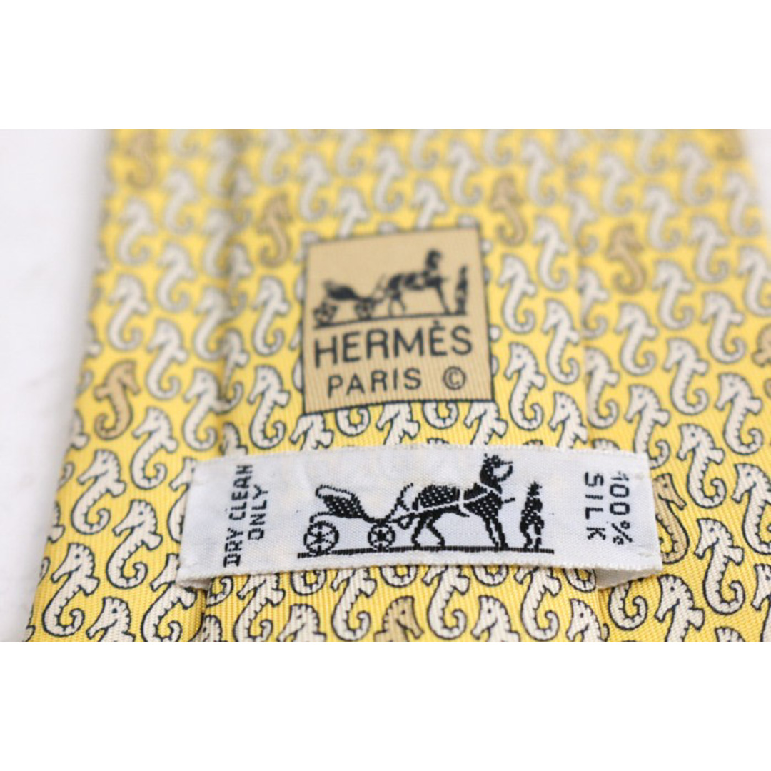 HERMES - エルメス ブランド ネクタイ シルク タツノオトシゴ 小 HERMES - エルメス ブランド ネクタイ シルク タツノオトシゴ 小