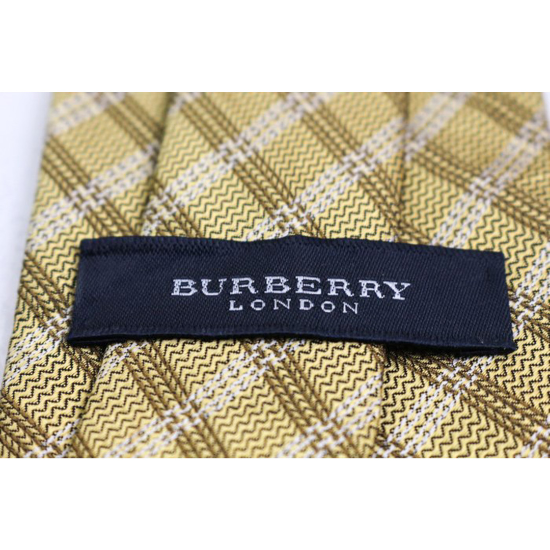 BURBERRY - バーバリー ブランド ネクタイ シルク 格子柄 BURBERRY - バーバリー ブランド ネクタイ シルク 格子柄