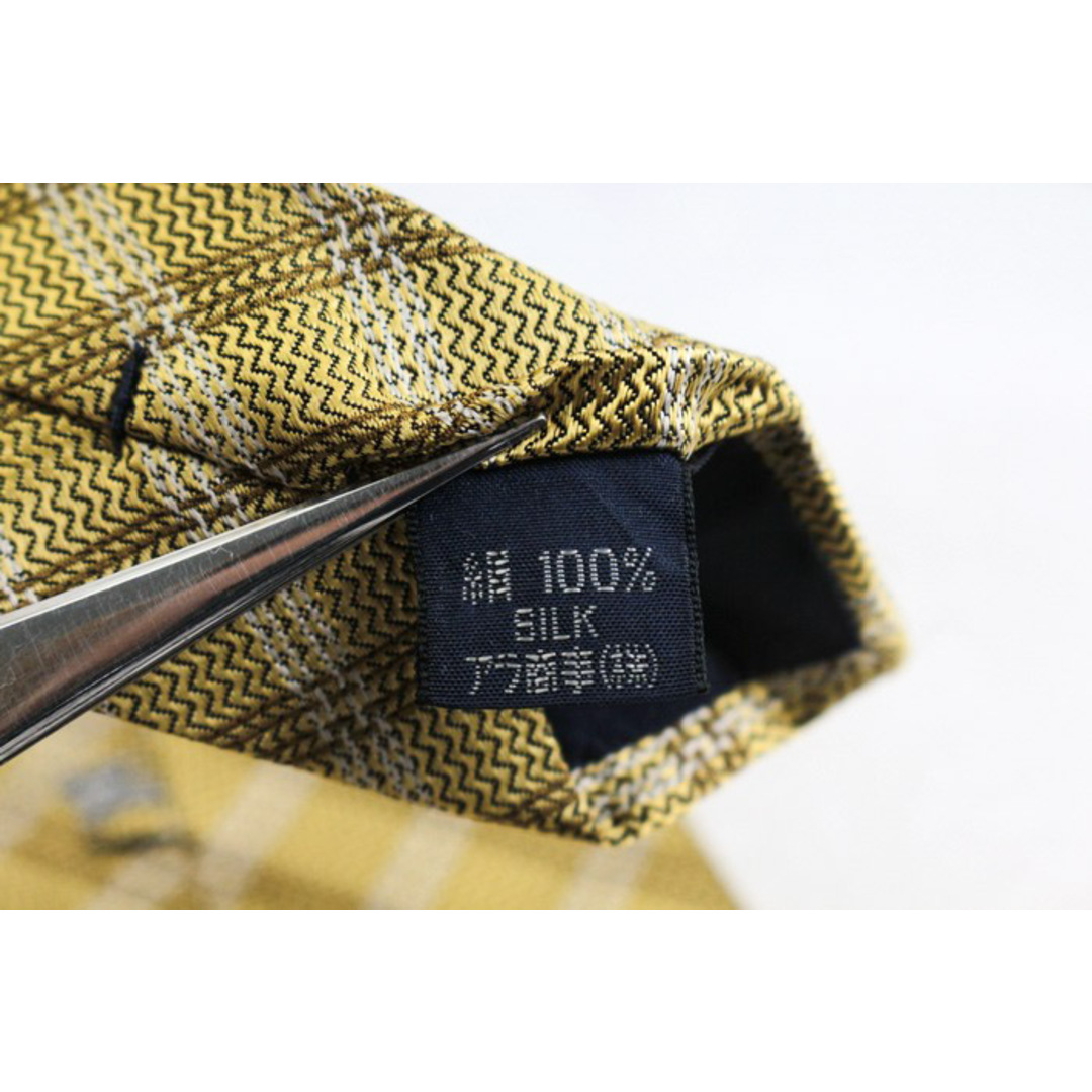 BURBERRY - バーバリー ブランド ネクタイ シルク 格子柄 BURBERRY - バーバリー ブランド ネクタイ シルク 格子柄