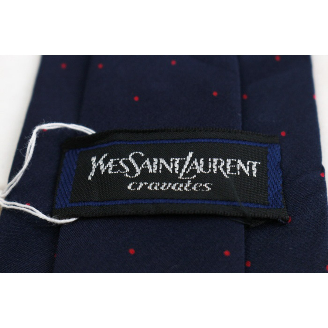 SAINT LAURENT - イヴ・サンローラン ブランド ネクタイ シルク SAINT LAURENT - イヴ・サンローラン ブランド ネクタイ シルク