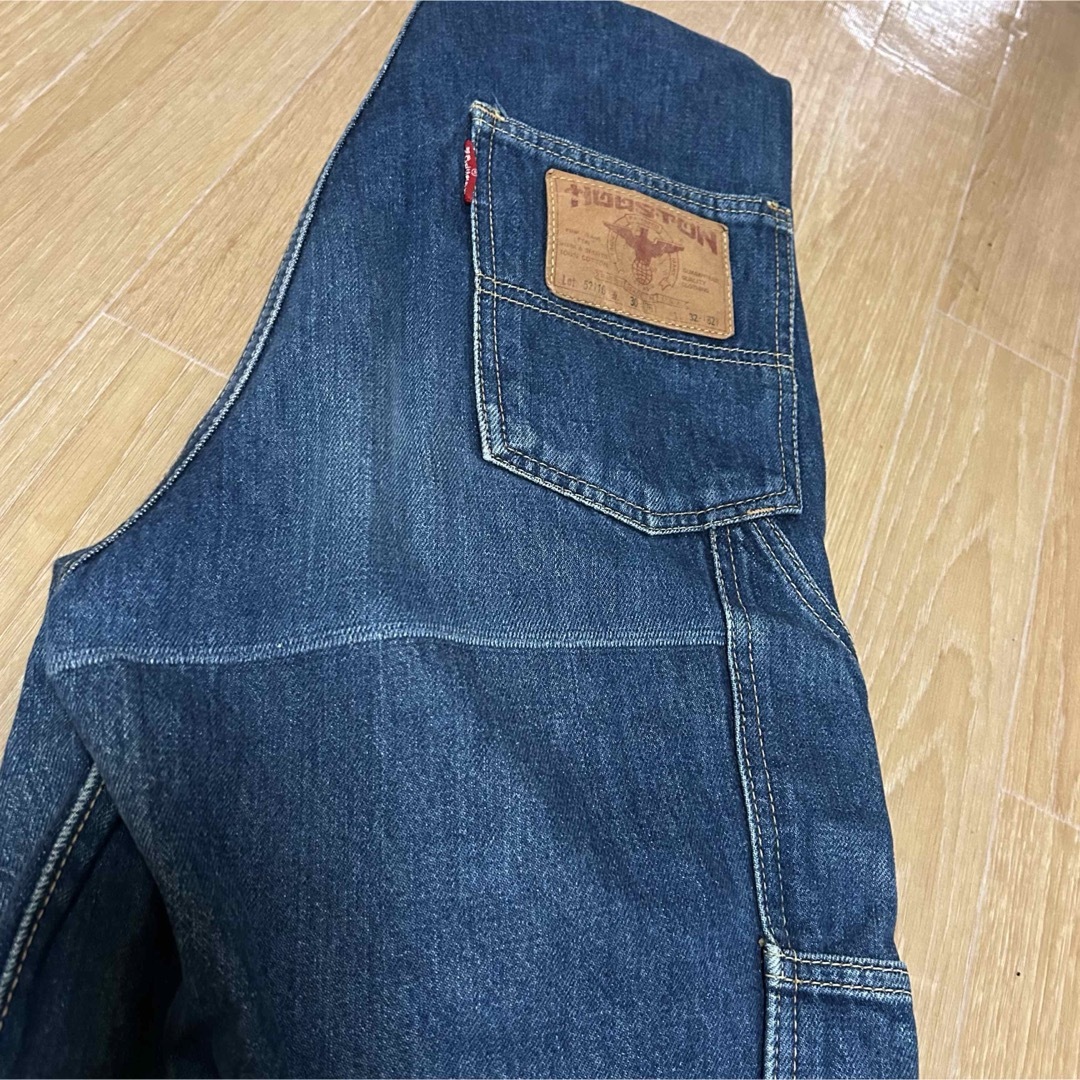 HOUSTON - 良品 80s USA製 HOUSTON デニム オーバーオール 30の HOUSTON - 良品 80s USA製 HOUSTON デニム オーバーオール 30の