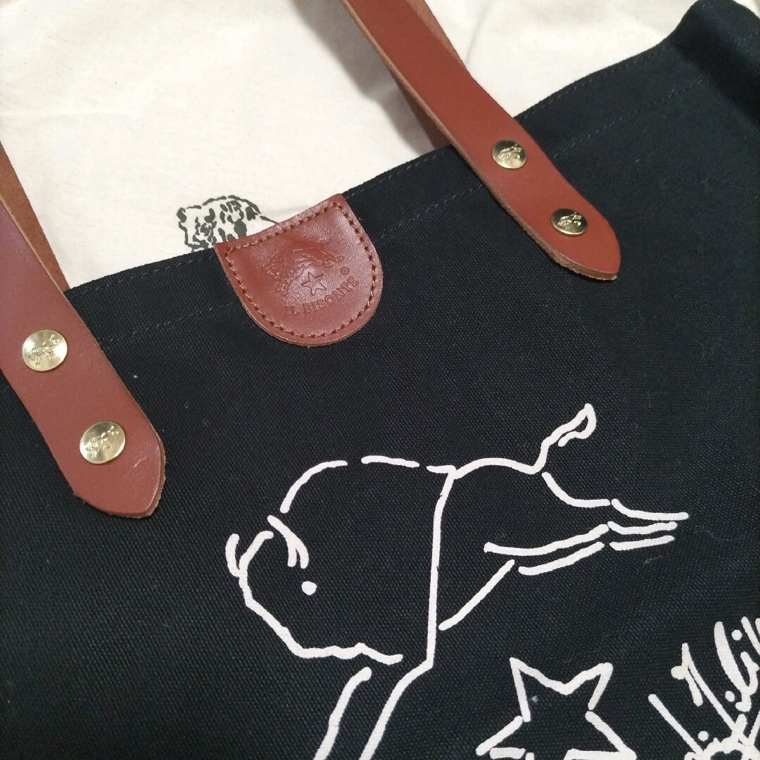 IL BISONTE - 新品 イルビゾンテ キャンバス 布 本革 レザー IL BISONTE - 新品 イルビゾンテ キャンバス 布 本革 レザー