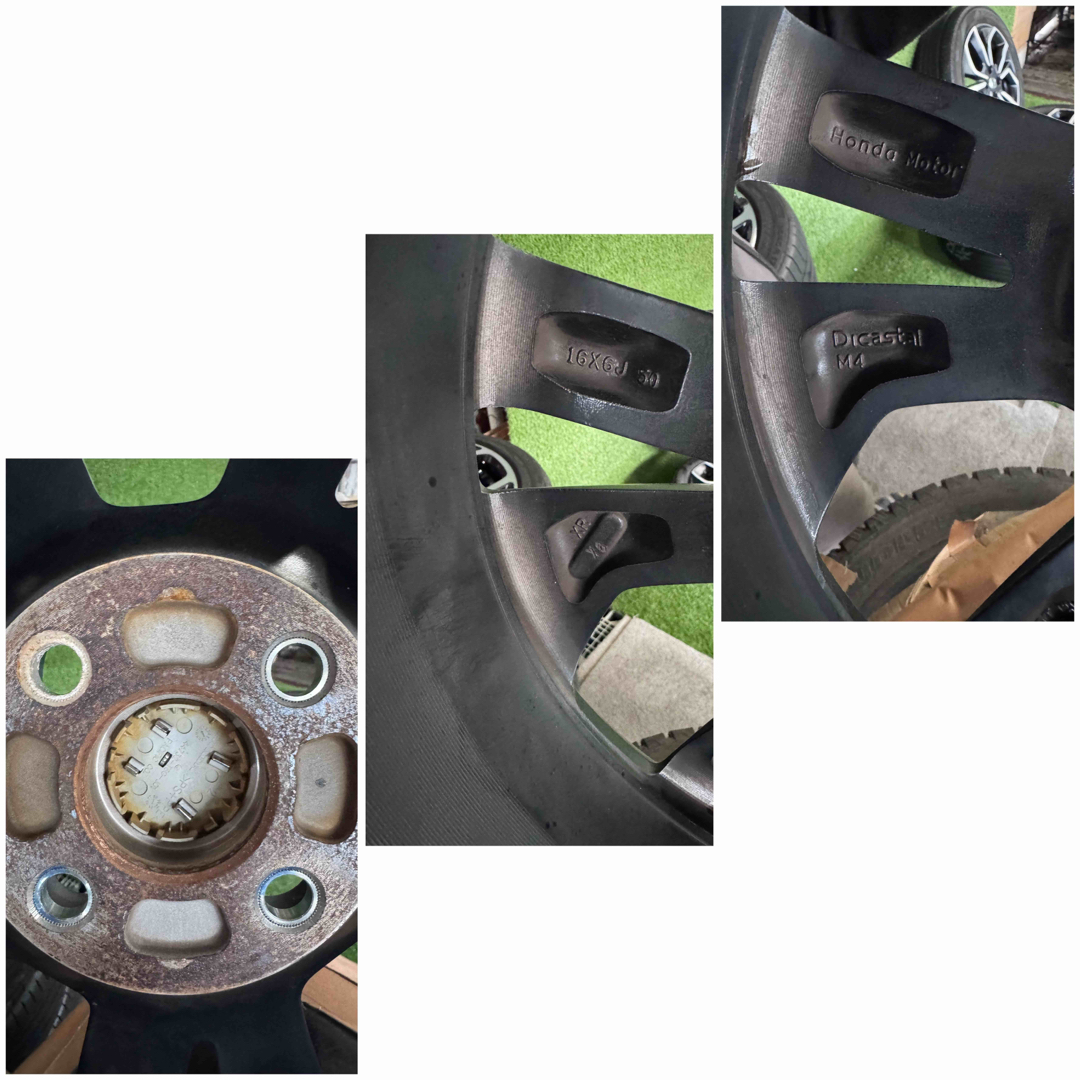 16インチ ホンダ純正ホイール PCD 120 185/55R16 4本の通販 by 16インチ ホンダ純正ホイール PCD 120 185/55R16 4本の通販 by
