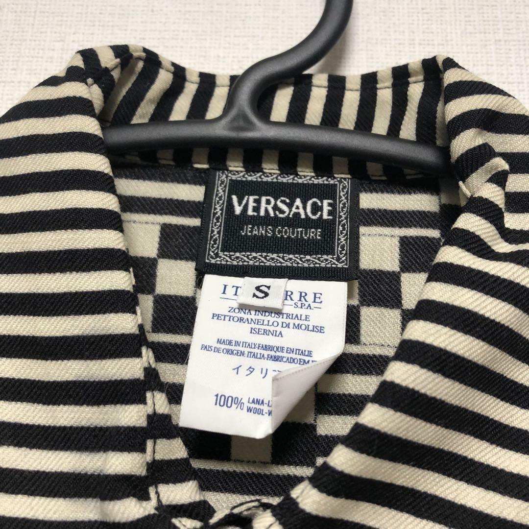 VERSACE - ヴェルサーチ◇ヴィンテージシャツ 市松模様 VERSACE - ヴェルサーチ◇ヴィンテージシャツ 市松模様