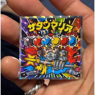 ビックリマン(bikkuriman（LOTTE）)のサタンマリア ビックリマンシール No.4 レインボーデザイン　希少　限定価格(ステッカー（シール）)