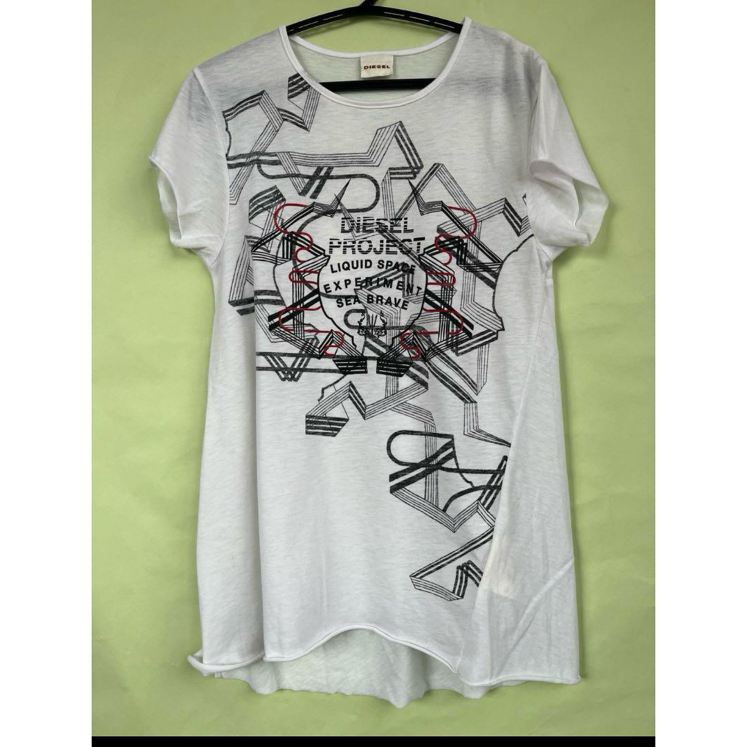 DIESEL - DIESEL グラフィックプリント Tシャツ ホワイトの通販 DIESEL - DIESEL グラフィックプリント Tシャツ ホワイトの通販