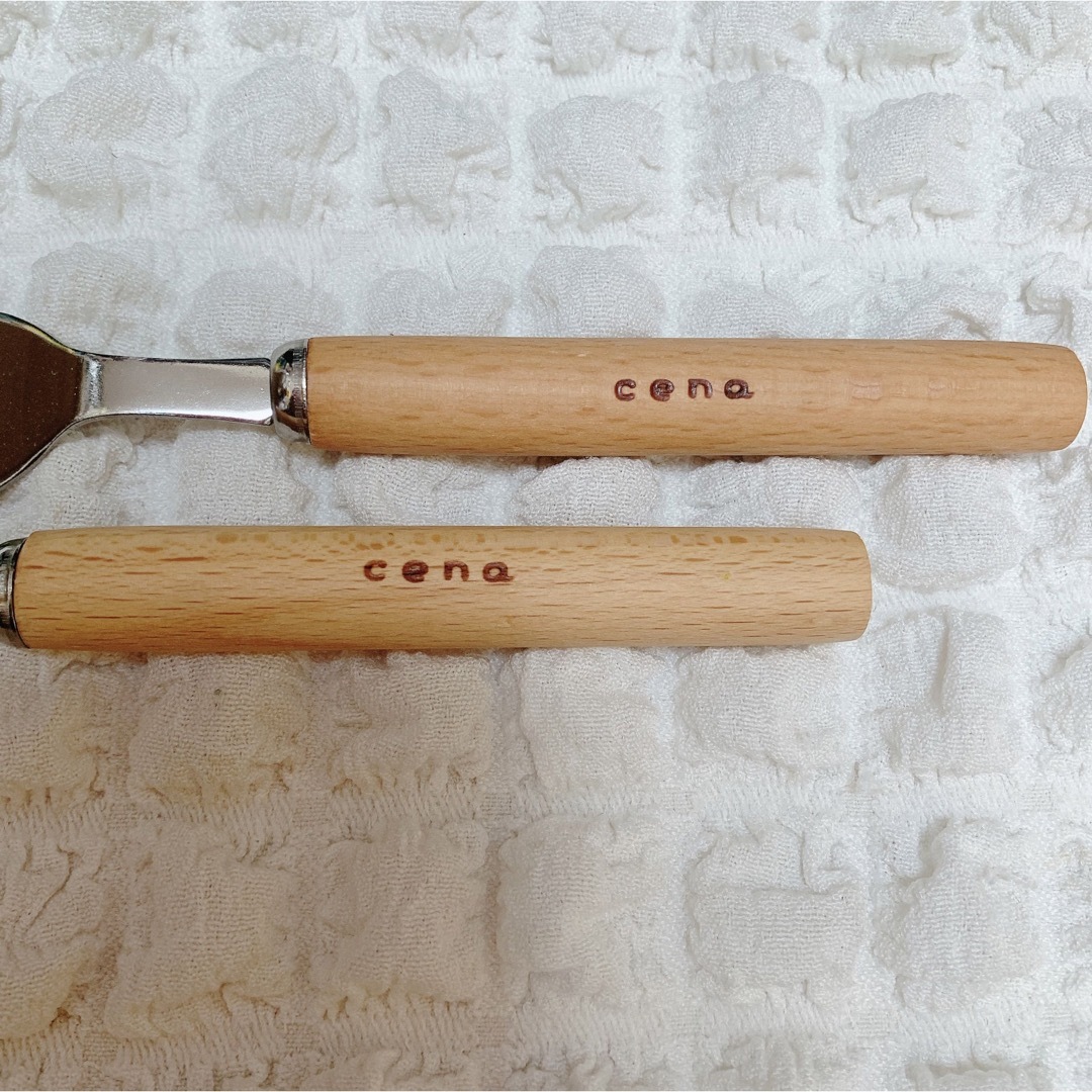 新品　未使用　天然木 パスタフォーク 5本 セット　スパゲッティ　フォーク インテリア/住まい/日用品のキッチン/食器(カトラリー/箸)の商品写真