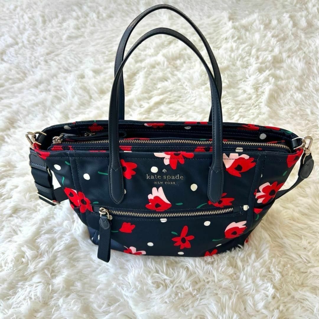 kate spade NEW YORK - 美品 ケイトスペード 2way トートバッグ kate spade NEW YORK - 美品 ケイトスペード 2way トートバッグ