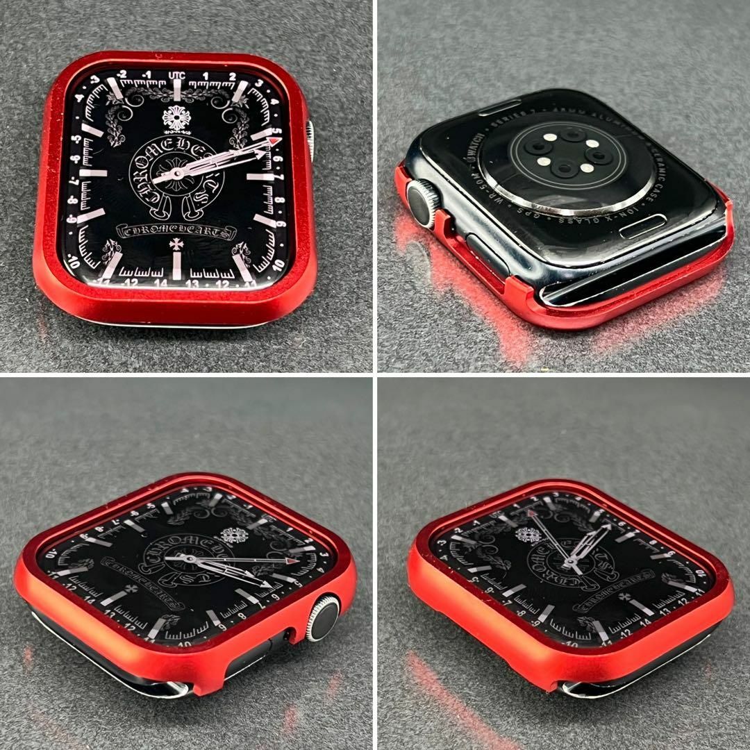 Apple Watch - アップルウォッチ czケース レッド本革レザー Apple Watch - アップルウォッチ czケース レッド本革レザー