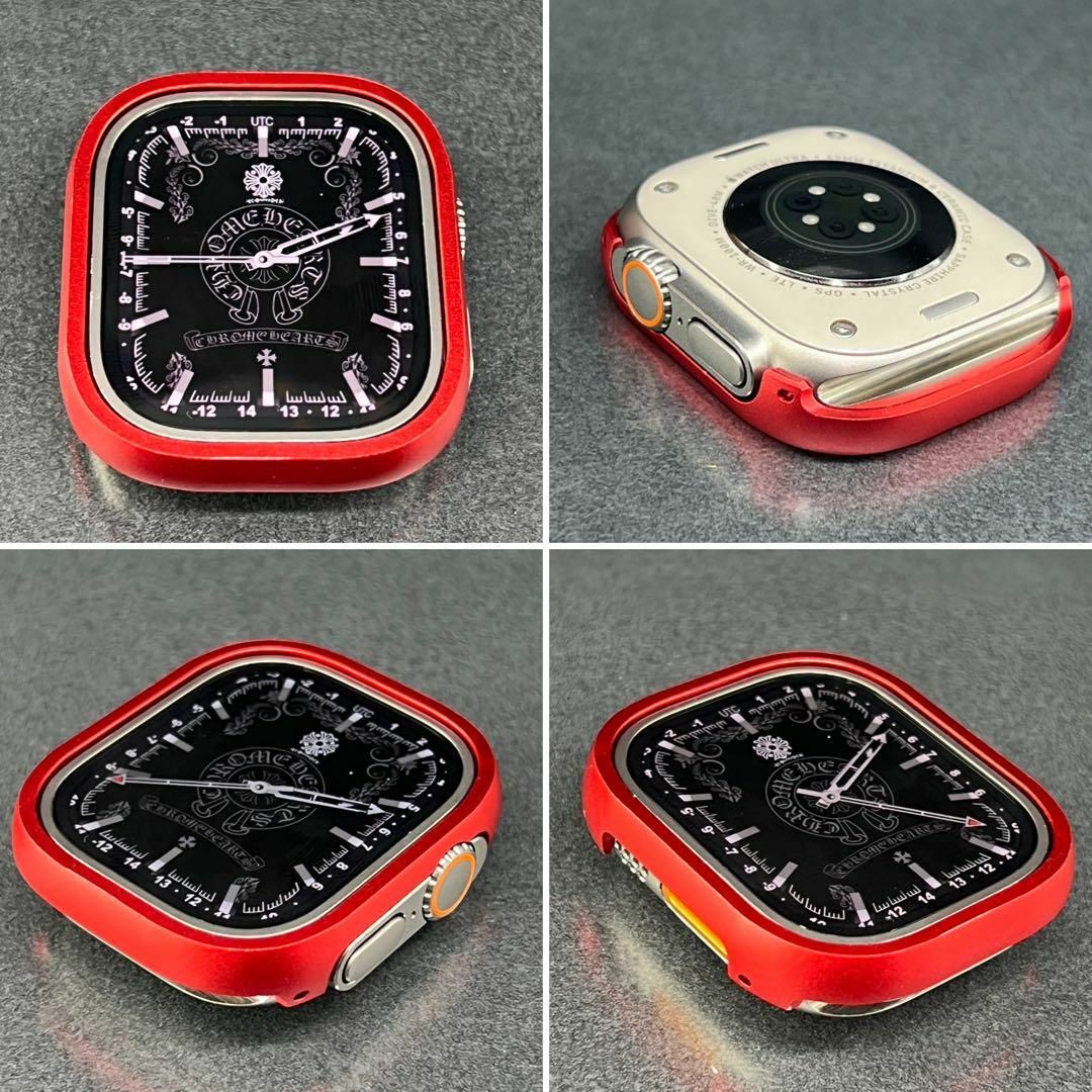 Apple Watch - アップルウォッチ czケース レッド本革レザー Apple Watch - アップルウォッチ czケース レッド本革レザー