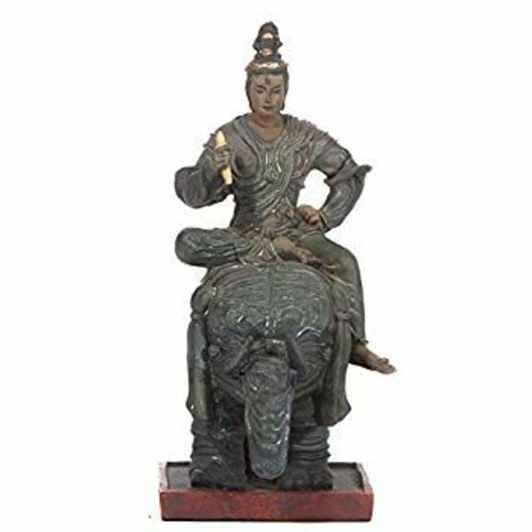 帝釈天(たいしゃくてん) ミニチュア仏像 dwos6rj エンタメ/ホビーの美術品/アンティーク(陶芸)の商品写真