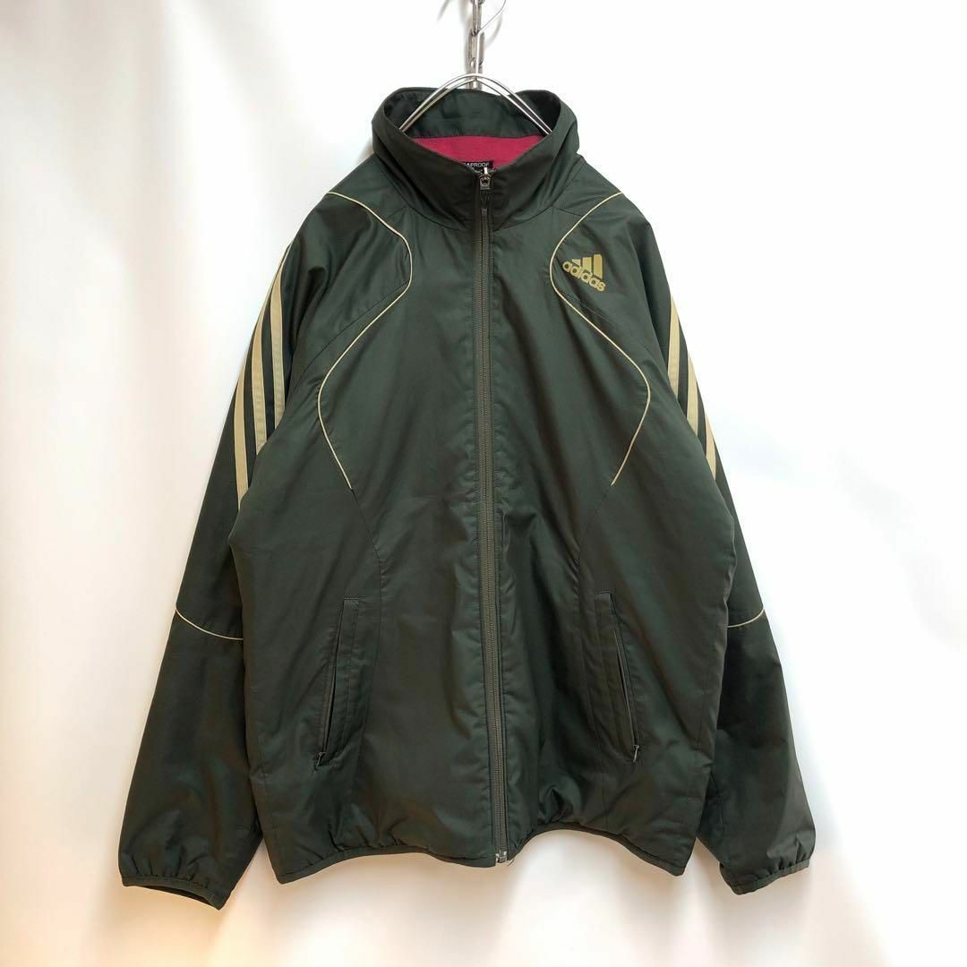 adidas - adidas ライトアウター スポーツジャケット カーキ adidas - adidas ライトアウター スポーツジャケット カーキ