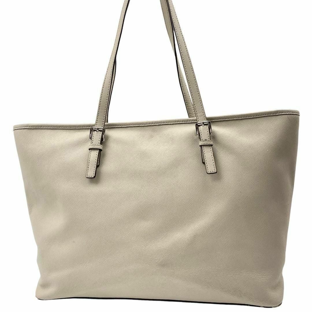 MICHAEL KORS - MICHAEL KORS A4収納 グレージュ レザー トート MICHAEL KORS - MICHAEL KORS A4収納 グレージュ レザー トート