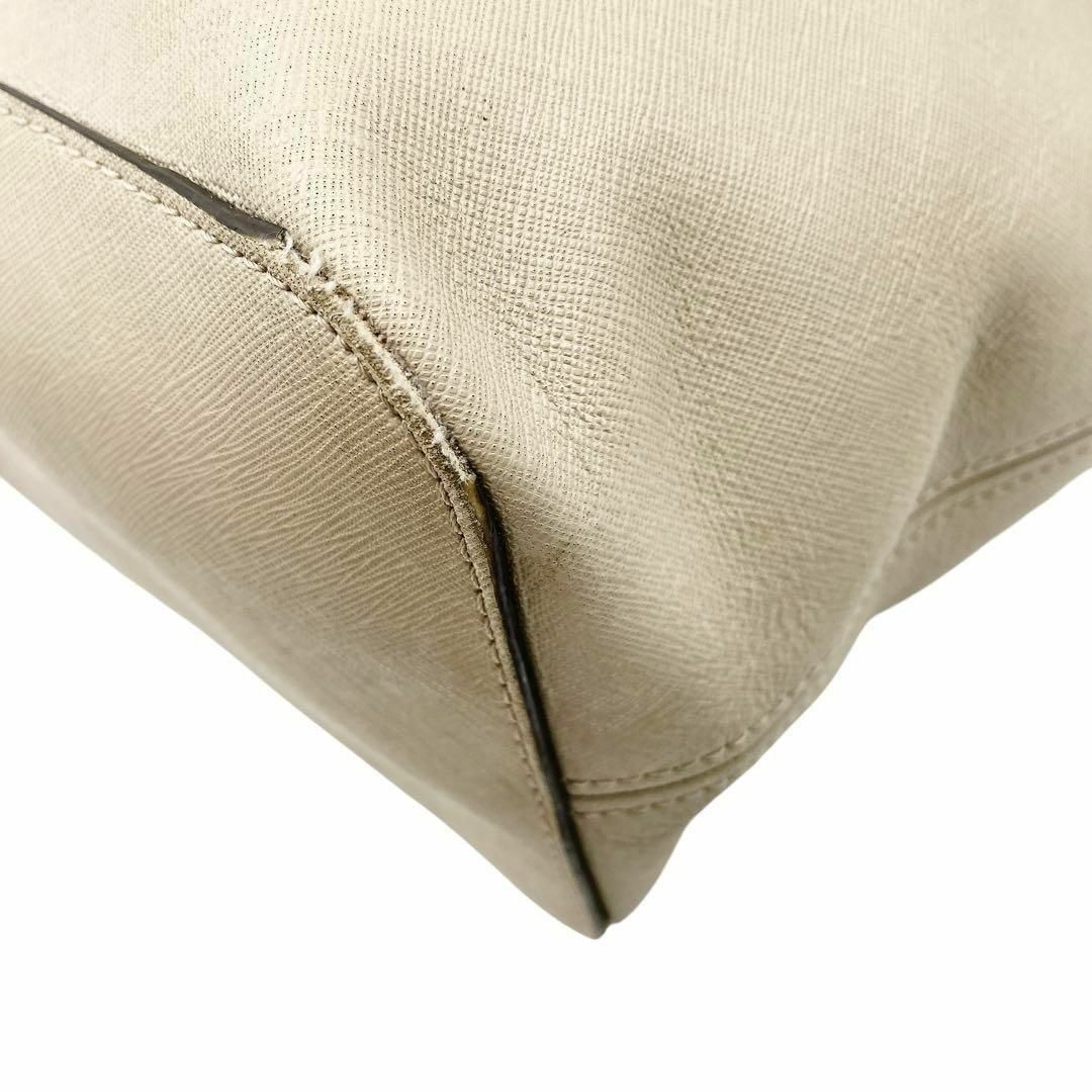 MICHAEL KORS - MICHAEL KORS A4収納 グレージュ レザー トート MICHAEL KORS - MICHAEL KORS A4収納 グレージュ レザー トート