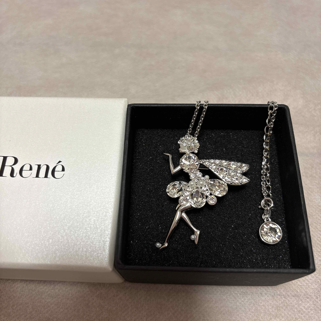 René - ルネ フェアリー ブローチ ネックレスの通販 by みぃ's René - ルネ フェアリー ブローチ ネックレスの通販 by みぃ's