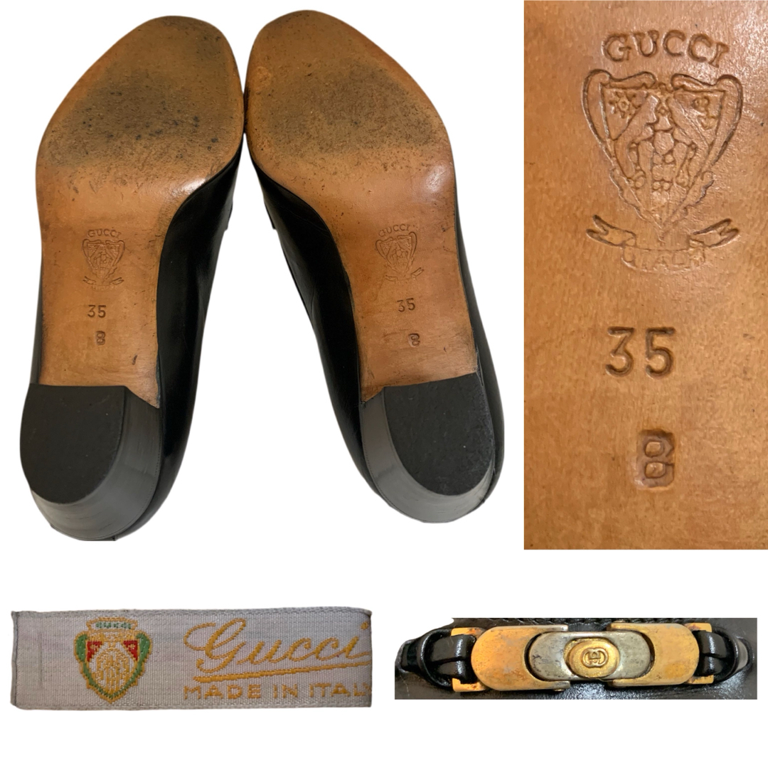 GUCCI - OLD GUCCI オールドグッチ 70s ITALY製 GG レザー GUCCI - OLD GUCCI オールドグッチ 70s ITALY製 GG レザー