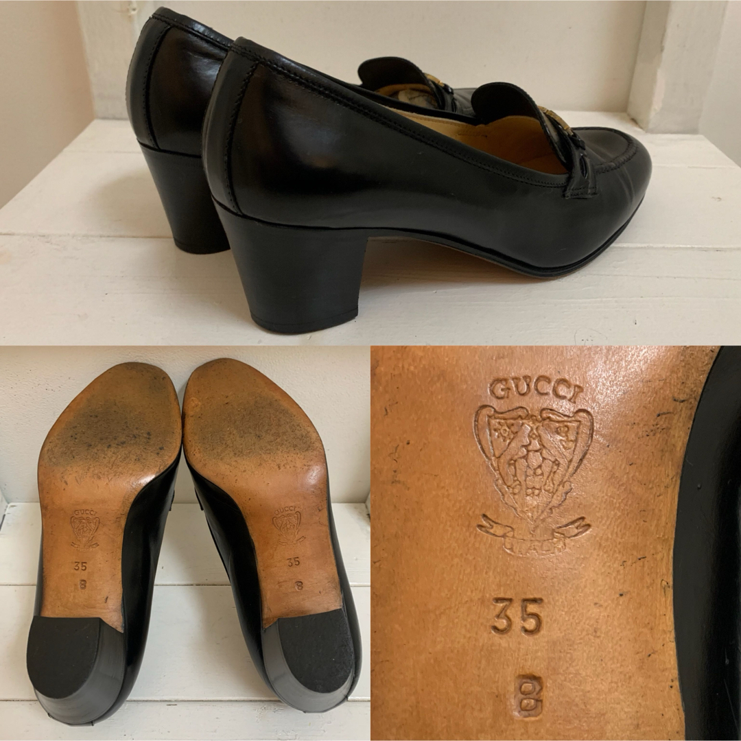 GUCCI - OLD GUCCI オールドグッチ 70s ITALY製 GG レザー GUCCI - OLD GUCCI オールドグッチ 70s ITALY製 GG レザー