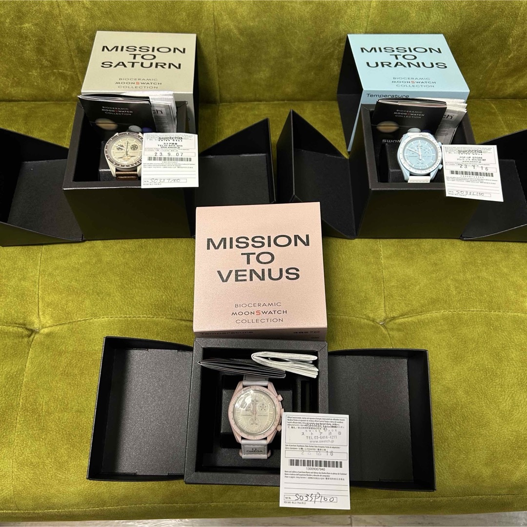 swatch - スウォッチ オメガ Omega X Swatch全11種類 保証書付 swatch - スウォッチ オメガ Omega X Swatch全11種類 保証書付