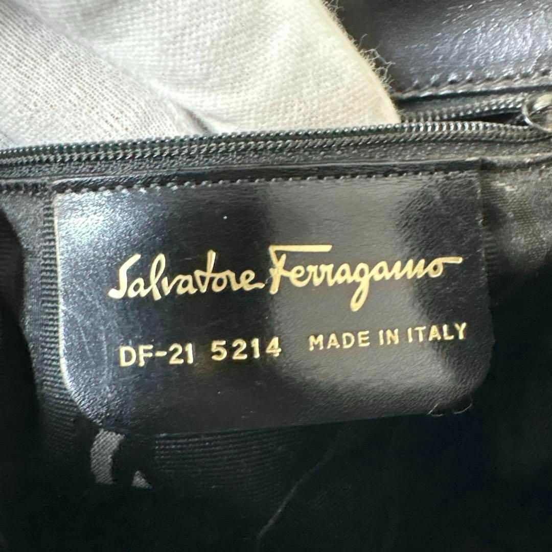 Salvatore Ferragamo - 美品✨フェラガモ ヴァラリボン 2way 黒 Salvatore Ferragamo - 美品✨フェラガモ ヴァラリボン 2way 黒