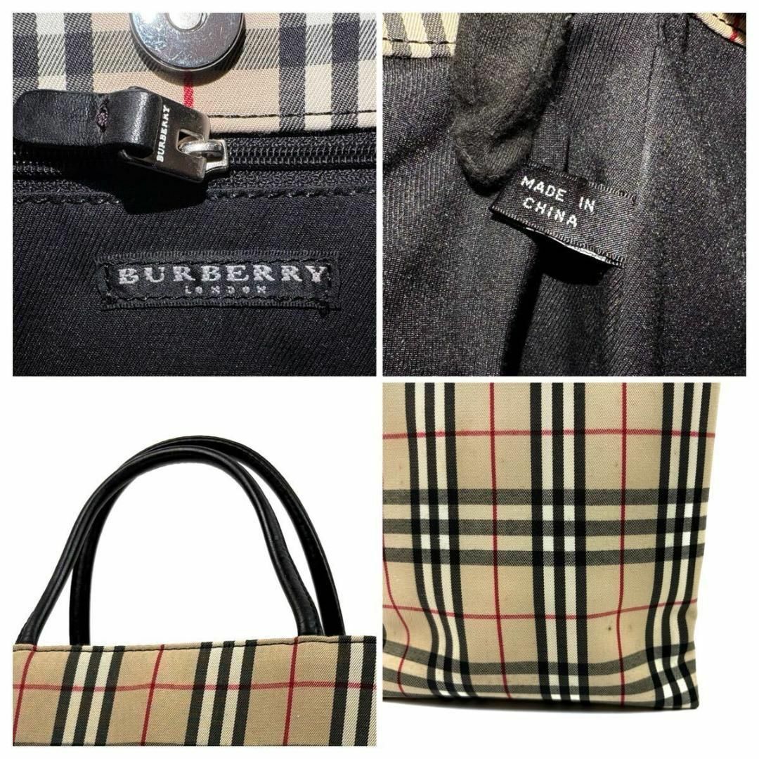 BURBERRY - BURBERRY ノバチェック ハンドバッグ キャメル BURBERRY - BURBERRY ノバチェック ハンドバッグ キャメル