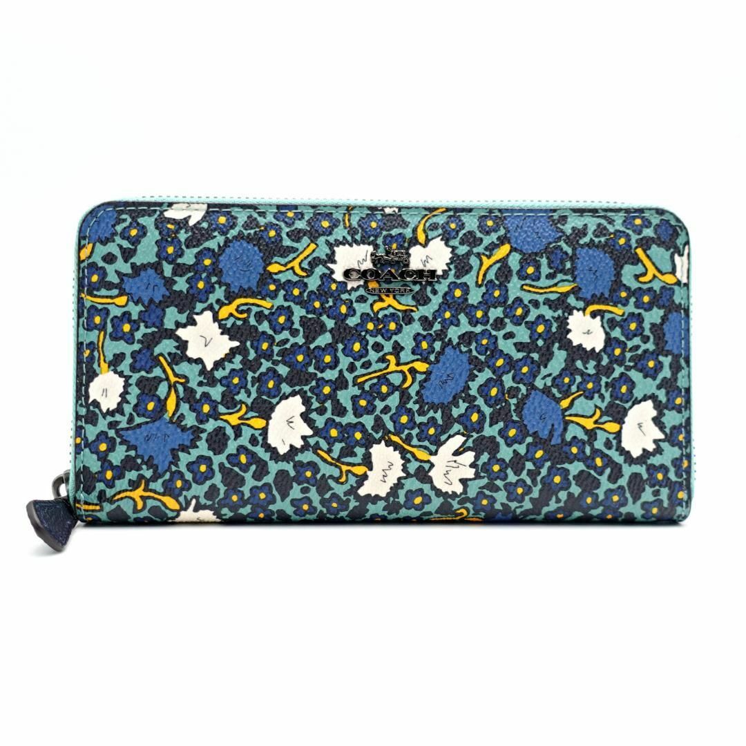 COACH - 未使用 COACH コーチ フローラル アコーディオンジップ COACH - 未使用 COACH コーチ フローラル アコーディオンジップ