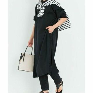 23区 - 美品 23区♡洗える トリアセテートワンピース キーネック 23区 - 美品 23区♡洗える トリアセテートワンピース キーネック