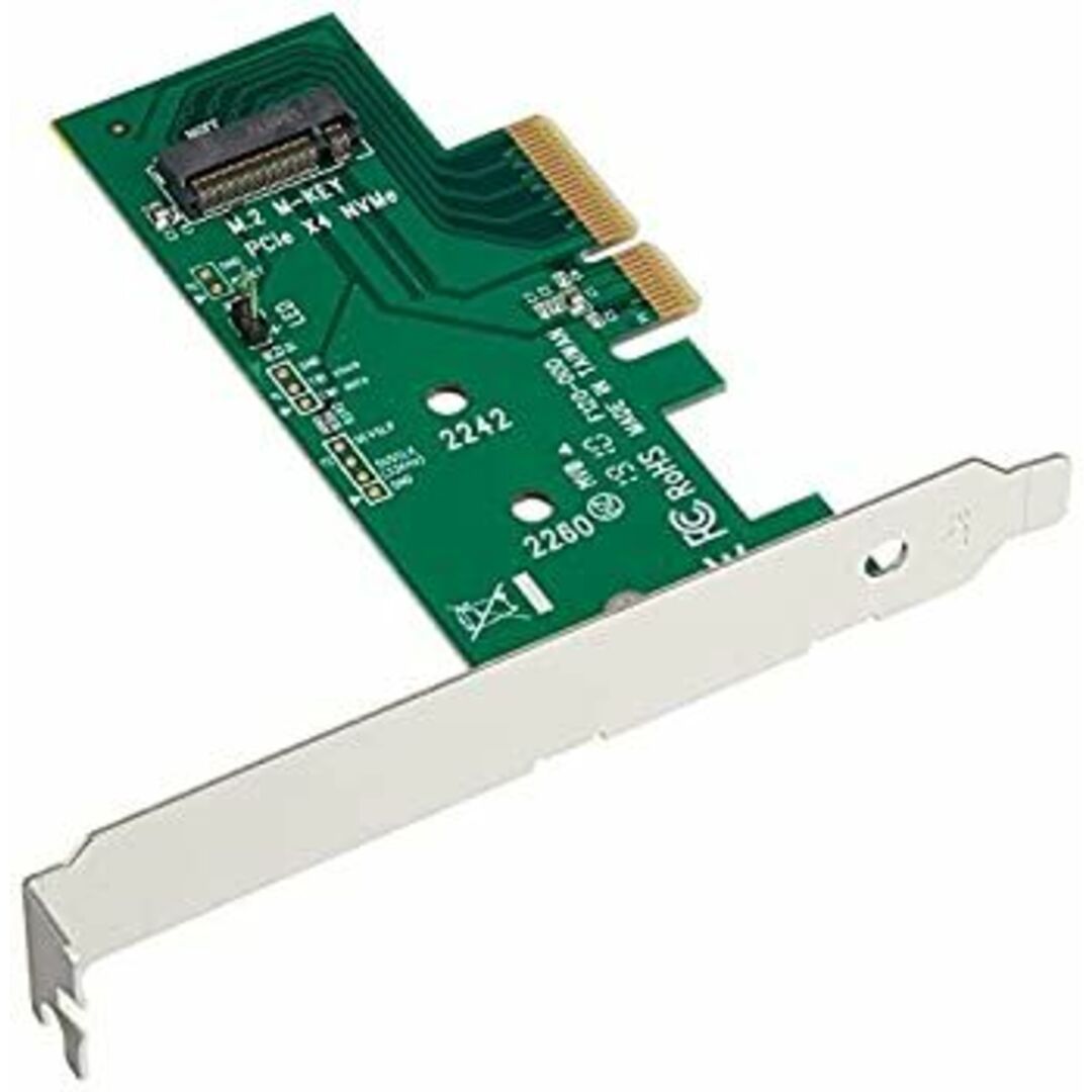 玄人志向 STANDARDシリーズ PCI-Express x4接続 M.2スロット増設インターフェースボード M.2-PCIE スマホ/家電/カメラのPC/タブレット(PCパーツ)の商品写真