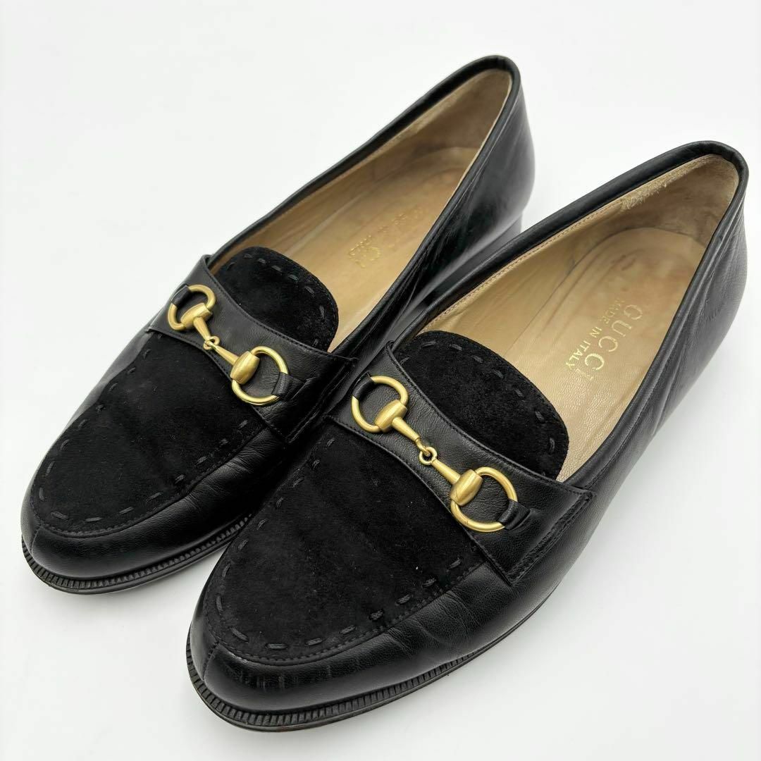 GUCCI - 極美品 GUCCI グッチ コンビレザー ホースビット GUCCI - 極美品 GUCCI グッチ コンビレザー ホースビット