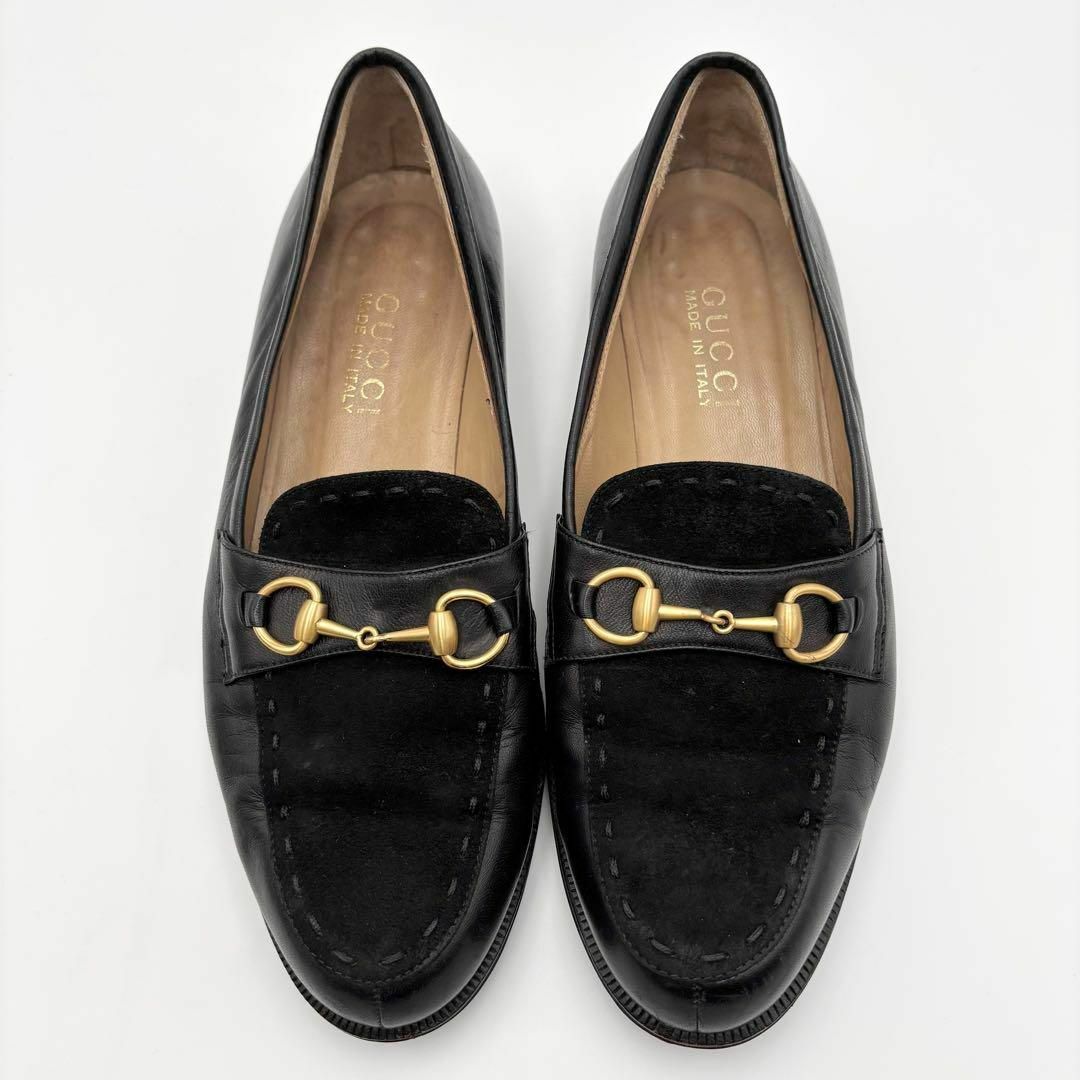 GUCCI - 極美品 GUCCI グッチ コンビレザー ホースビット GUCCI - 極美品 GUCCI グッチ コンビレザー ホースビット