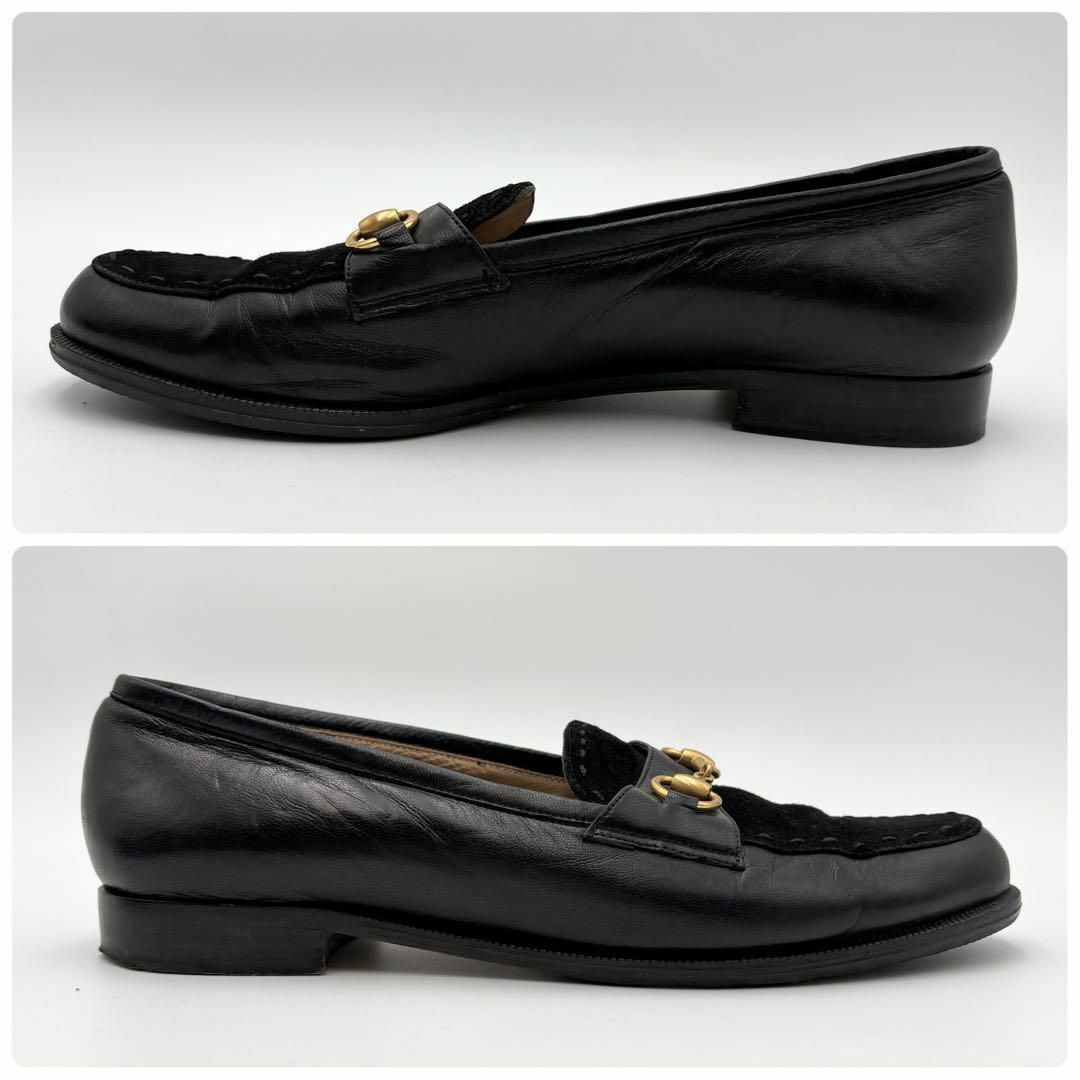 GUCCI - 極美品 GUCCI グッチ コンビレザー ホースビット GUCCI - 極美品 GUCCI グッチ コンビレザー ホースビット