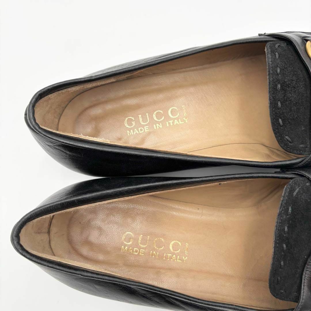 GUCCI - 極美品 GUCCI グッチ コンビレザー ホースビット GUCCI - 極美品 GUCCI グッチ コンビレザー ホースビット