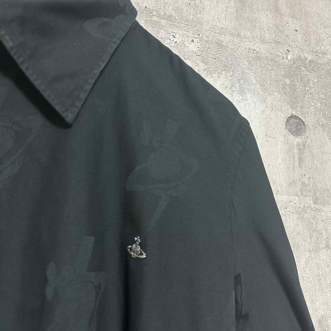 Vivienne Westwood - Vivienne Westwood シャツ オーブ柄 変形 Vivienne Westwood - Vivienne Westwood シャツ オーブ柄 変形