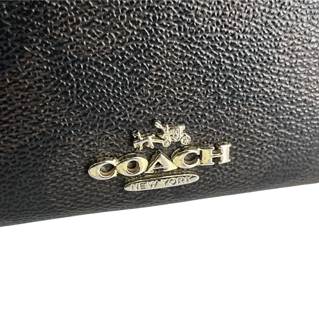 COACH - コーチ 二つ折り財布 L字ファスナー シグネチャー COACH - コーチ 二つ折り財布 L字ファスナー シグネチャー