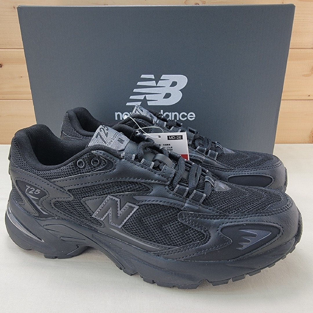 New Balance - ニューバランス ML725CB ブラック 26cmの通販 by New Balance - ニューバランス ML725CB ブラック 26cmの通販 by