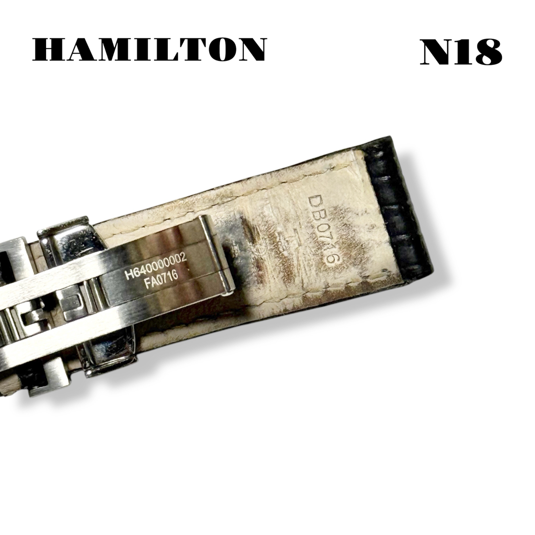 Hamilton - 人気品! HAMILTON レザー バンド ベルト ブラック Hamilton - 人気品! HAMILTON レザー バンド ベルト ブラック