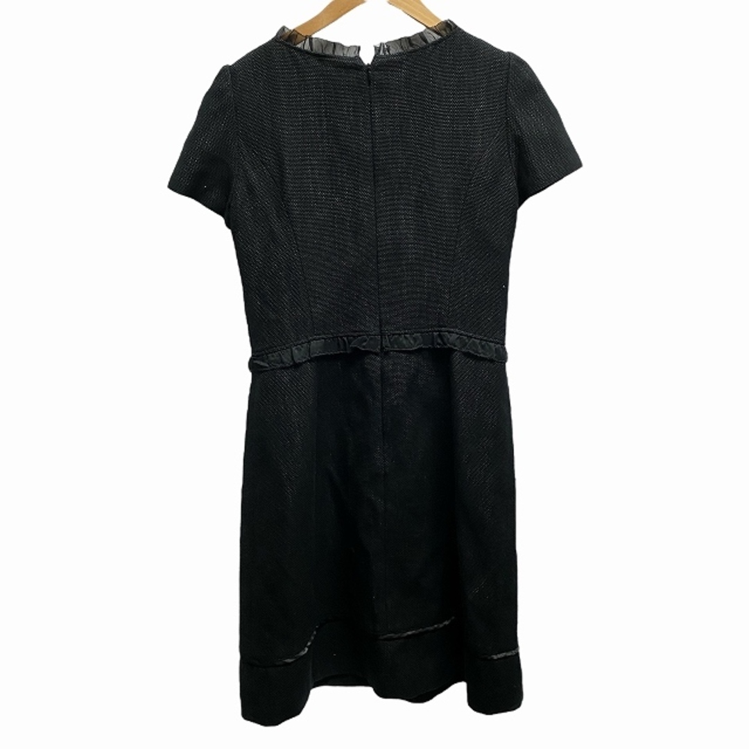 Courreges - クレージュ ワンピース 半袖 ひざ丈 ビーズ ウール Courreges - クレージュ ワンピース 半袖 ひざ丈 ビーズ ウール