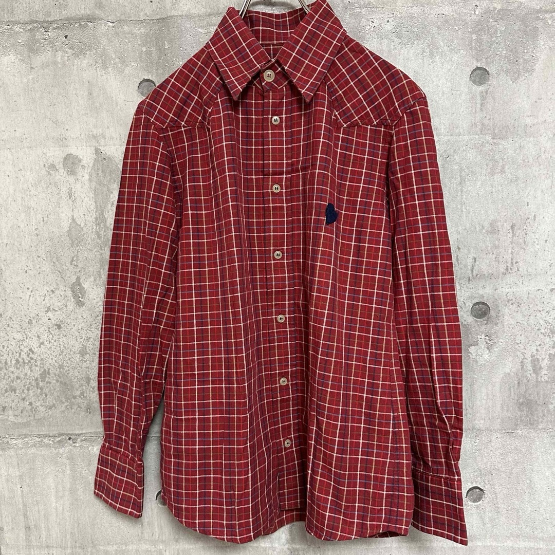 Vivienne Westwood - Vivienne Westwood チェック柄 シャツ 赤色 Vivienne Westwood - Vivienne Westwood チェック柄 シャツ 赤色