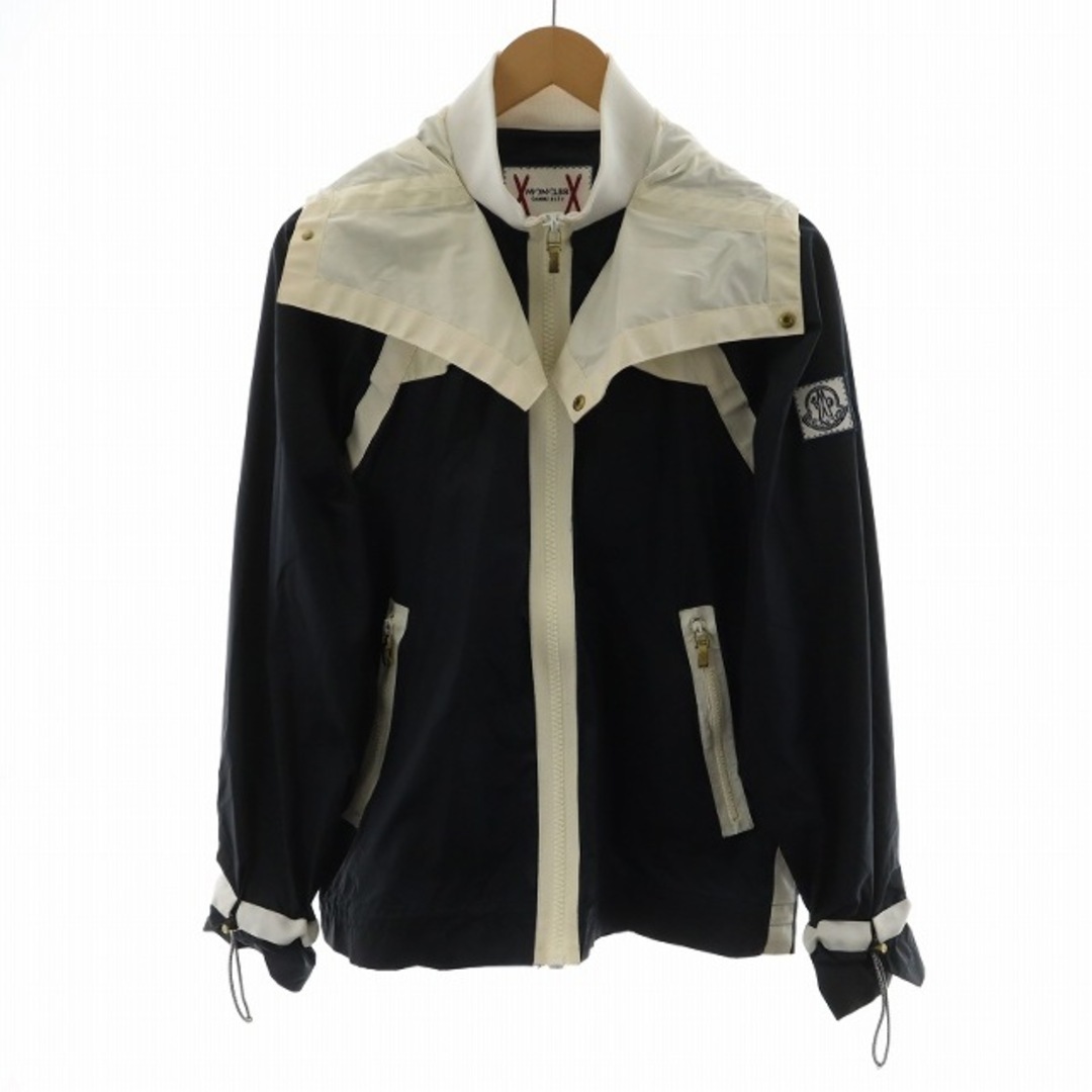 MONCLER - モンクレール パーカー ジップアップ ロゴ ナイロン 2 MONCLER - モンクレール パーカー ジップアップ ロゴ ナイロン 2