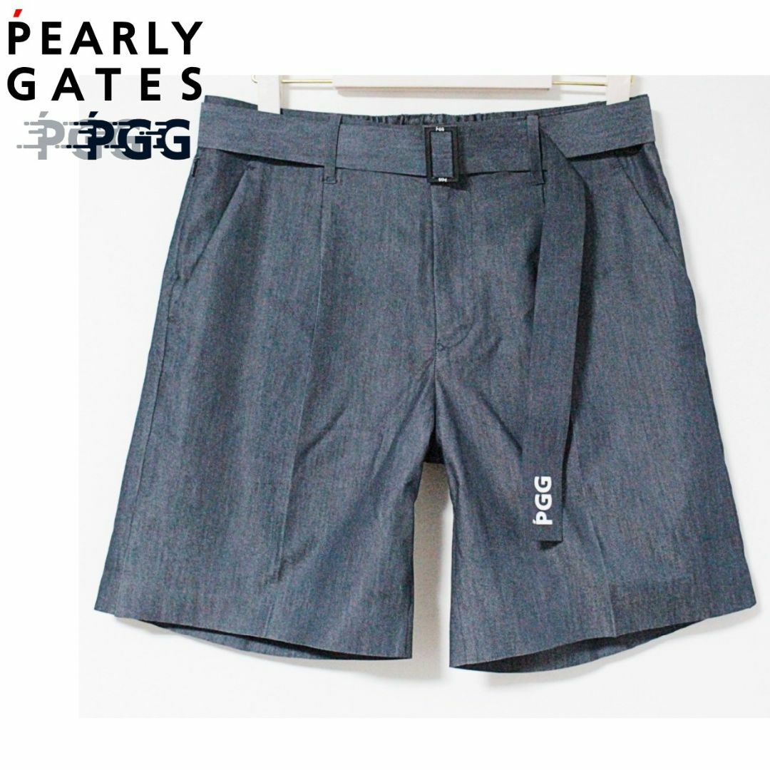 PEARLY GATES - 新品 PGG ロゴベルト付(パーリーゲイツ PEARLY GATES - 新品 PGG ロゴベルト付(パーリーゲイツ