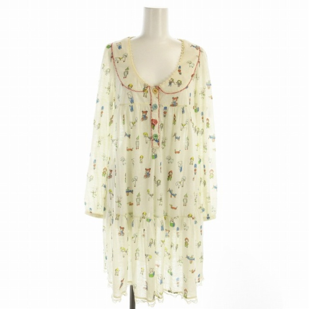franche lippee - フランシュリッペ ワンピース ひざ丈 七分袖 franche lippee - フランシュリッペ ワンピース ひざ丈 七分袖