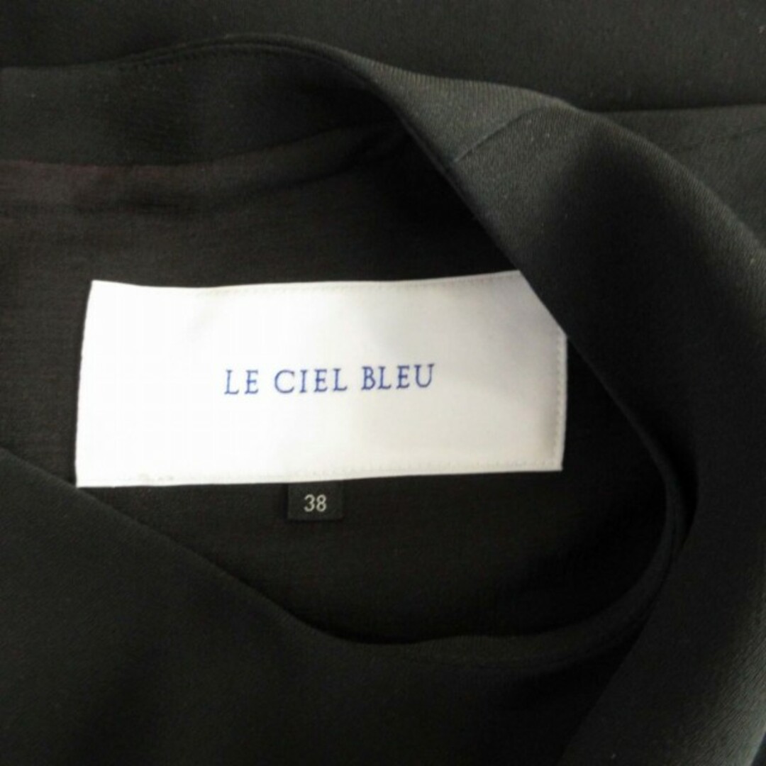 LE CIEL BLEU - ルシェルブルー ワンピース ひざ丈 クルーネック LE CIEL BLEU - ルシェルブルー ワンピース ひざ丈 クルーネック