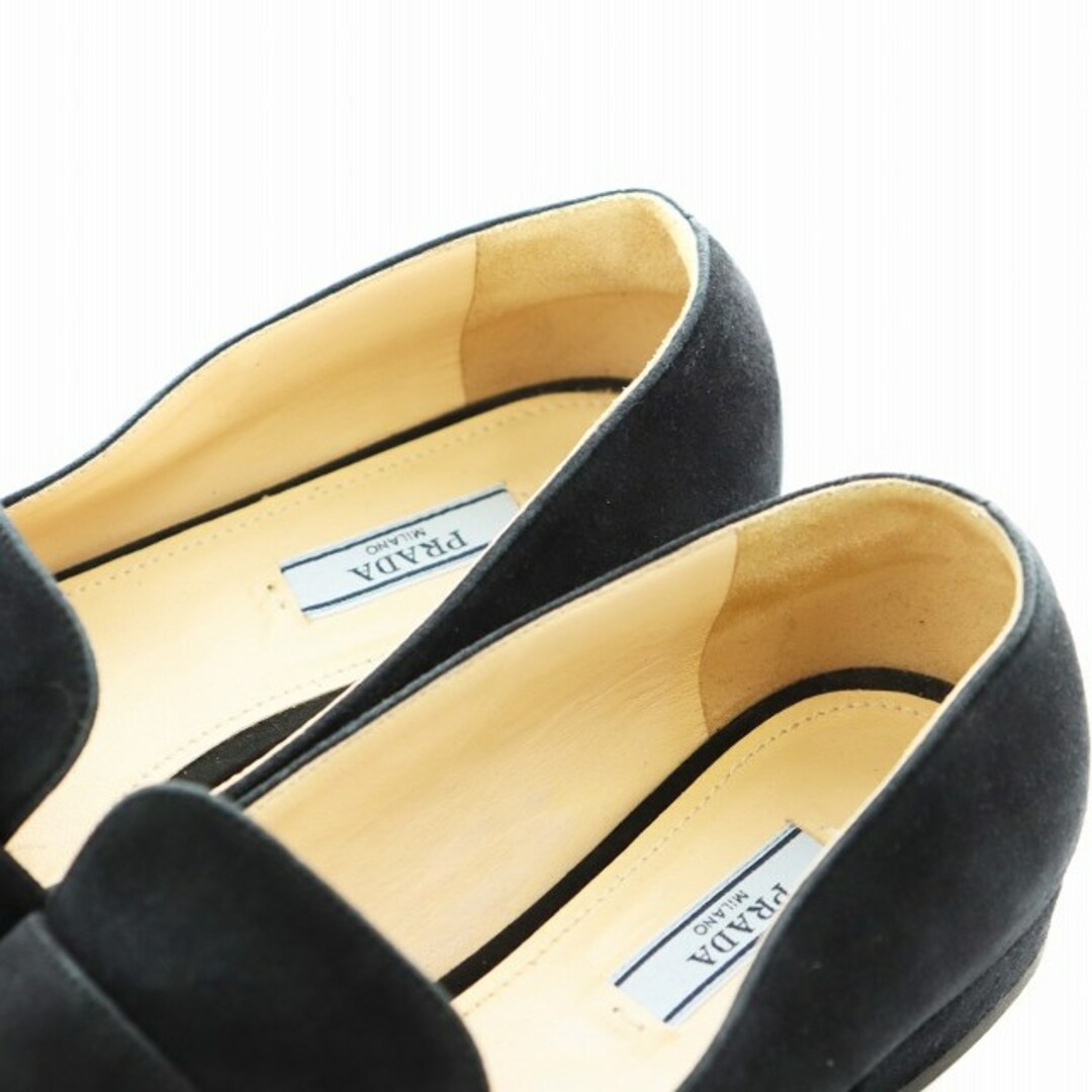 PRADA - プラダ パンプス ラウンドトゥ ビジュー スエード 36.5 PRADA - プラダ パンプス ラウンドトゥ ビジュー スエード 36.5
