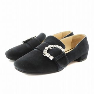PRADA - プラダ パンプス ラウンドトゥ ビジュー スエード 36.5 PRADA - プラダ パンプス ラウンドトゥ ビジュー スエード 36.5