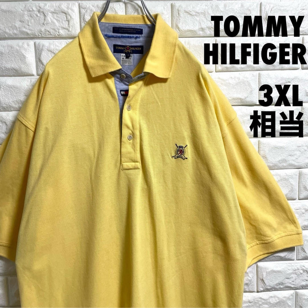 TOMMY HILFIGER - トミーヒルフィガー 半袖ポロシャツ 刺繍ロゴ TOMMY HILFIGER - トミーヒルフィガー 半袖ポロシャツ 刺繍ロゴ