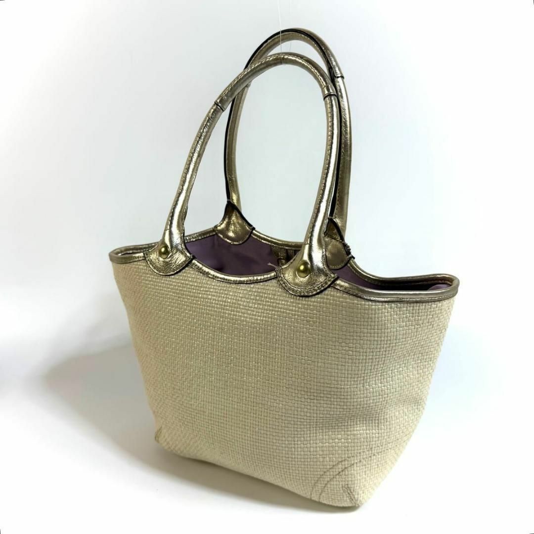 COACH - COACH 麦わら カゴバッグ ハンドバッグ 刺繍 オフ COACH - COACH 麦わら カゴバッグ ハンドバッグ 刺繍 オフ